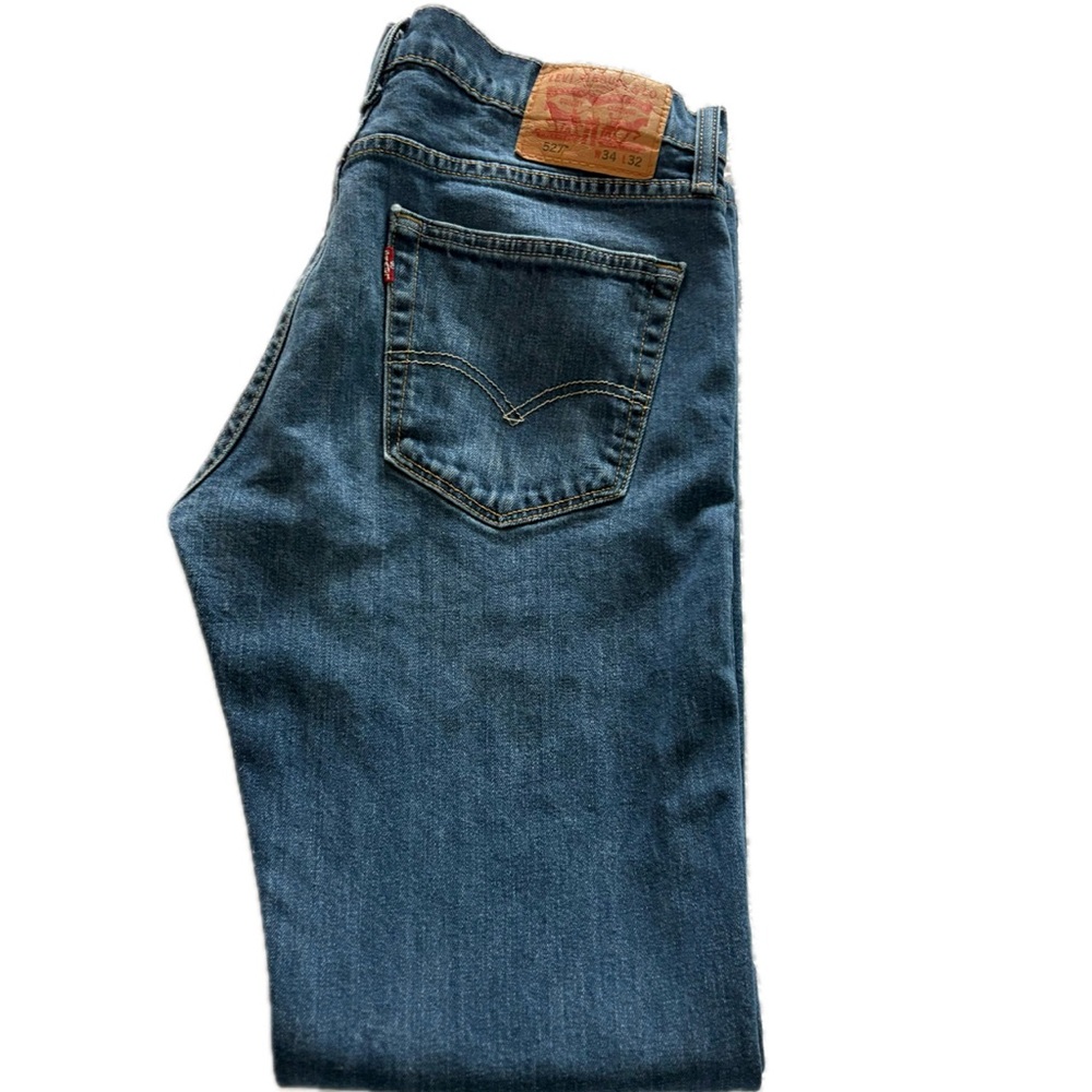 Levi's Men's 527 Slim Bootcut Blue Jeans